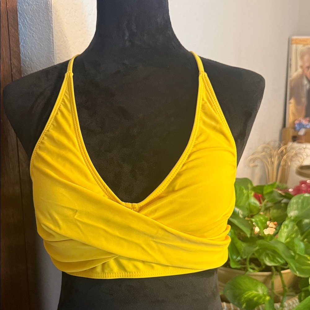 Sunny Yellow Bikini Top